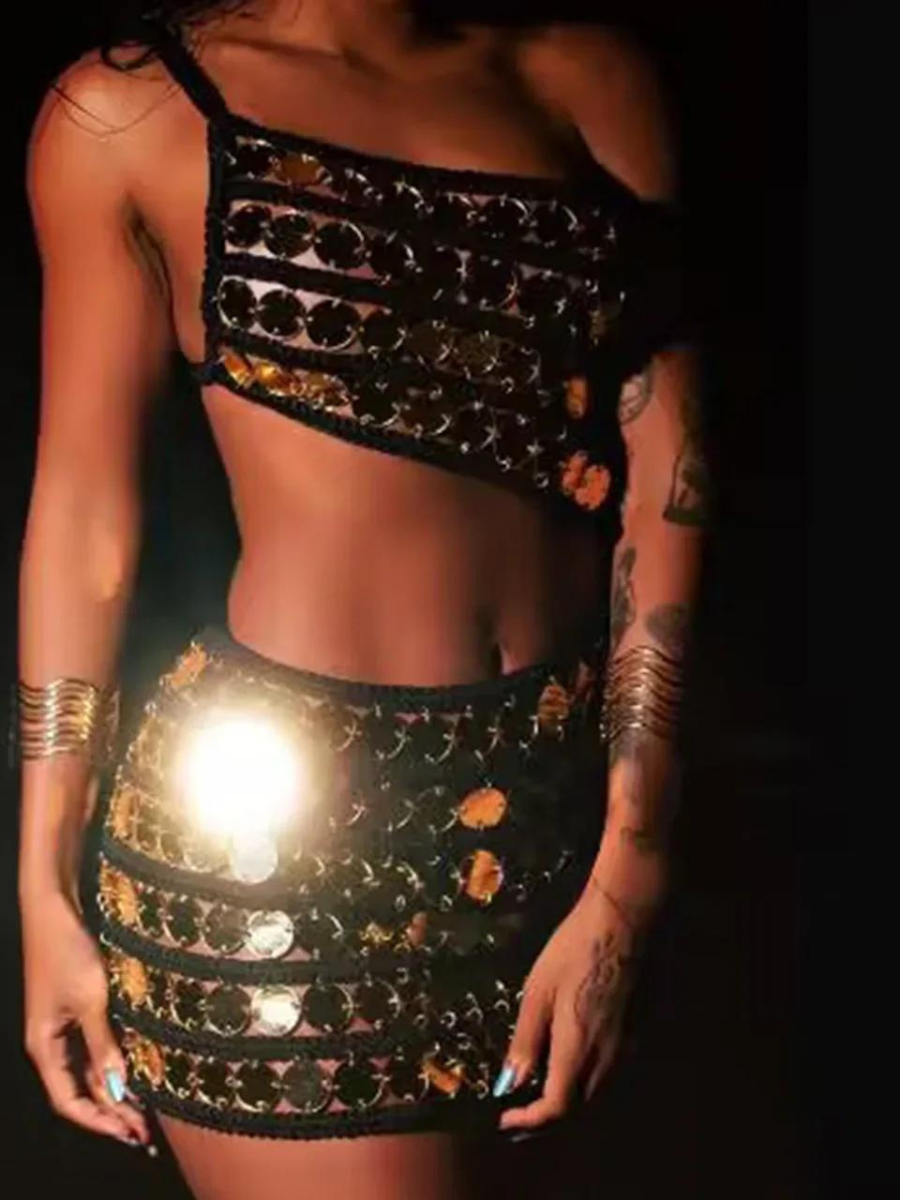 Conjunto Cropped e Saia Luxo Soho - OASIS