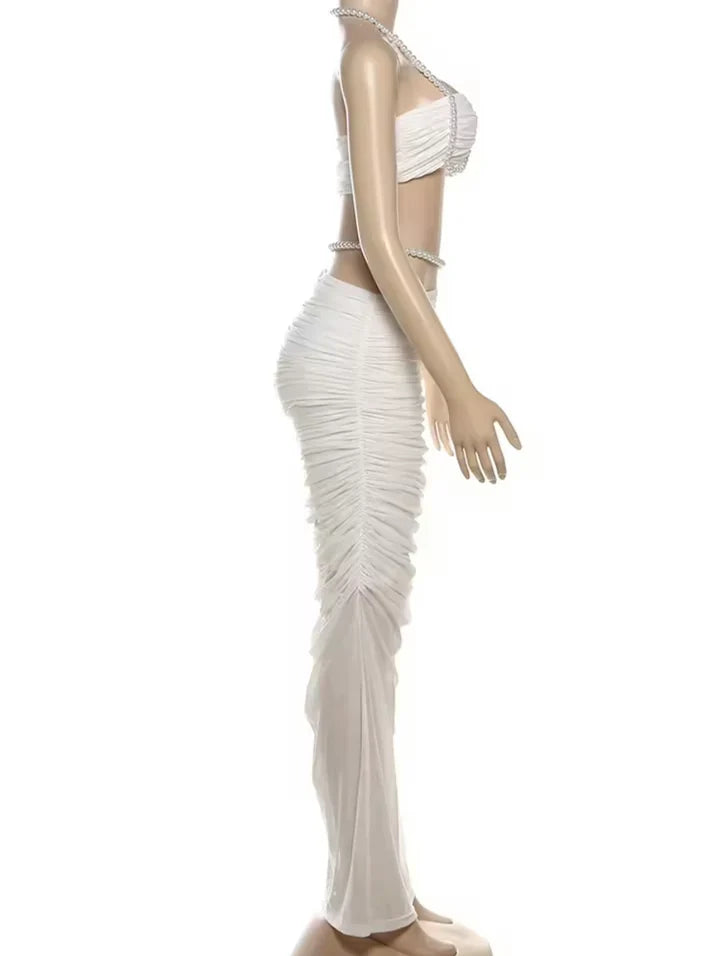 Conjunto Top e Saia Longa Dyana