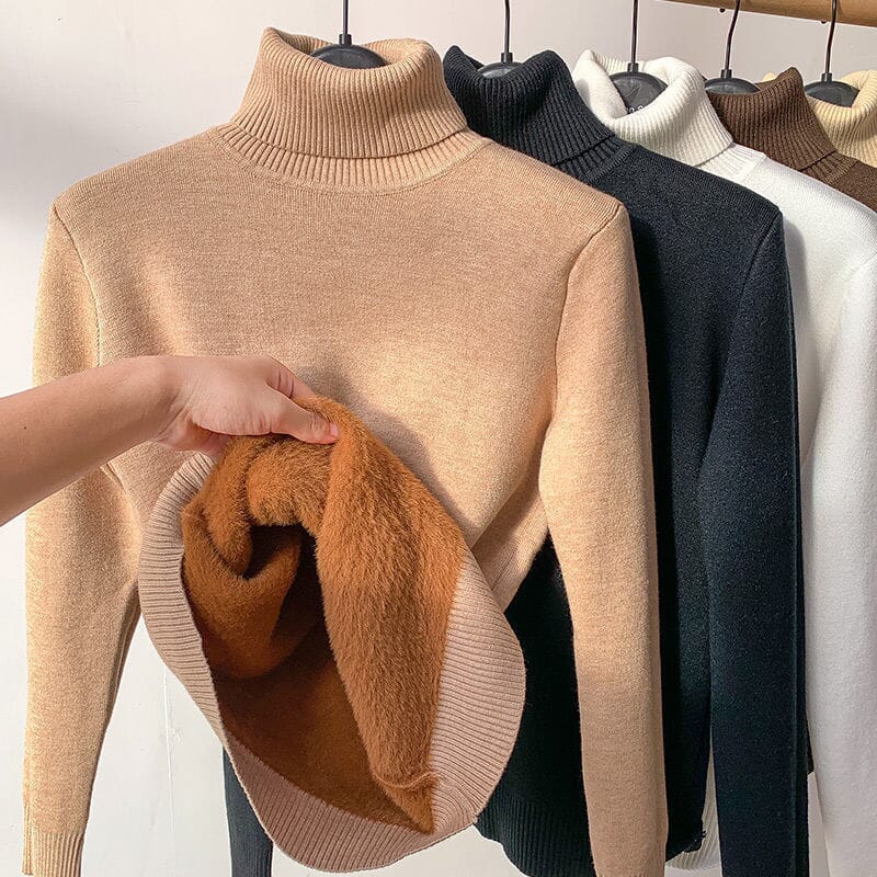 Suéter Feminino Peluciado Térmico Veludo Velvet Soft