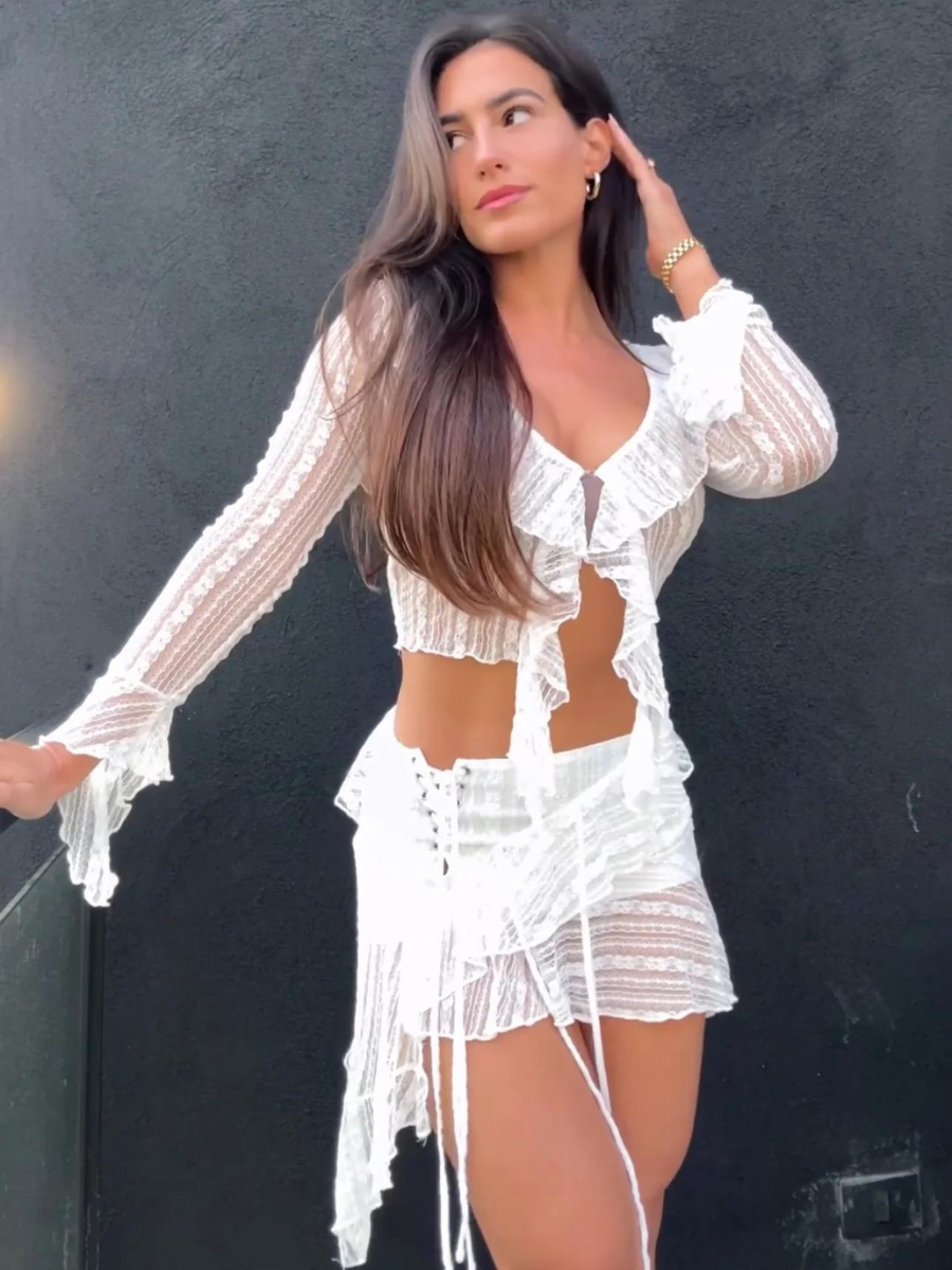 Conjunto Cropped Saia Aurora - OÁSIS