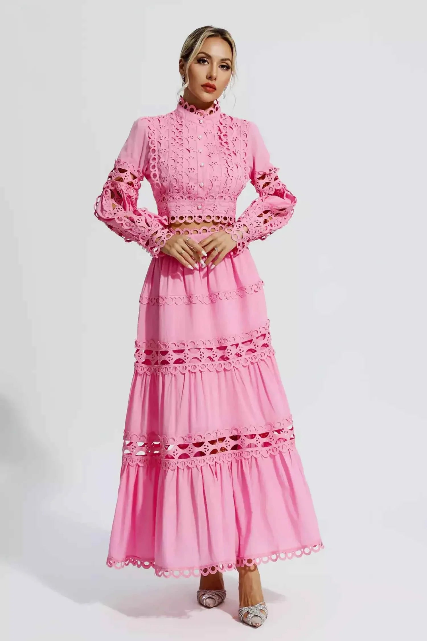 Vestido Longo em Laise – Colette