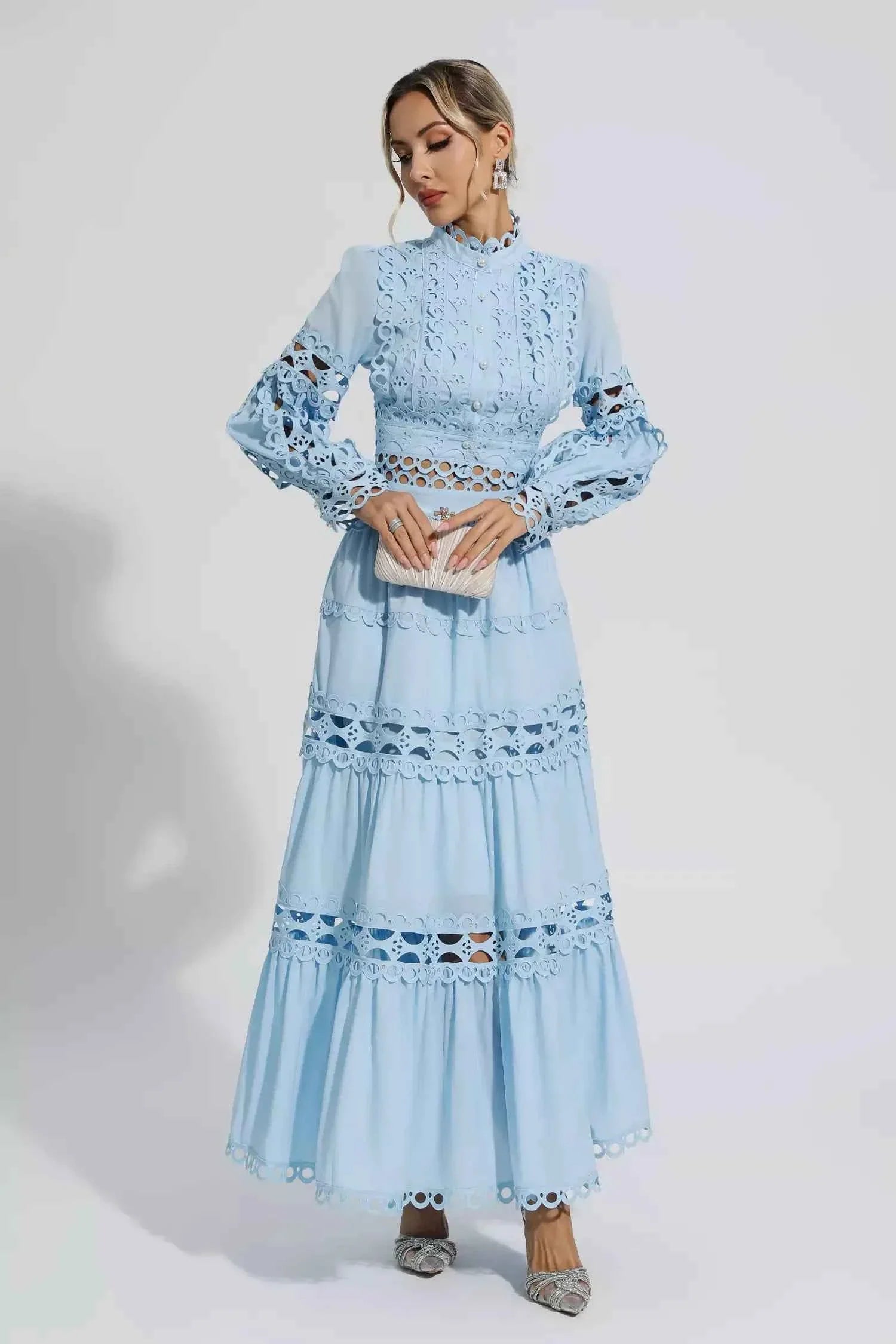 Vestido Longo em Laise – Colette