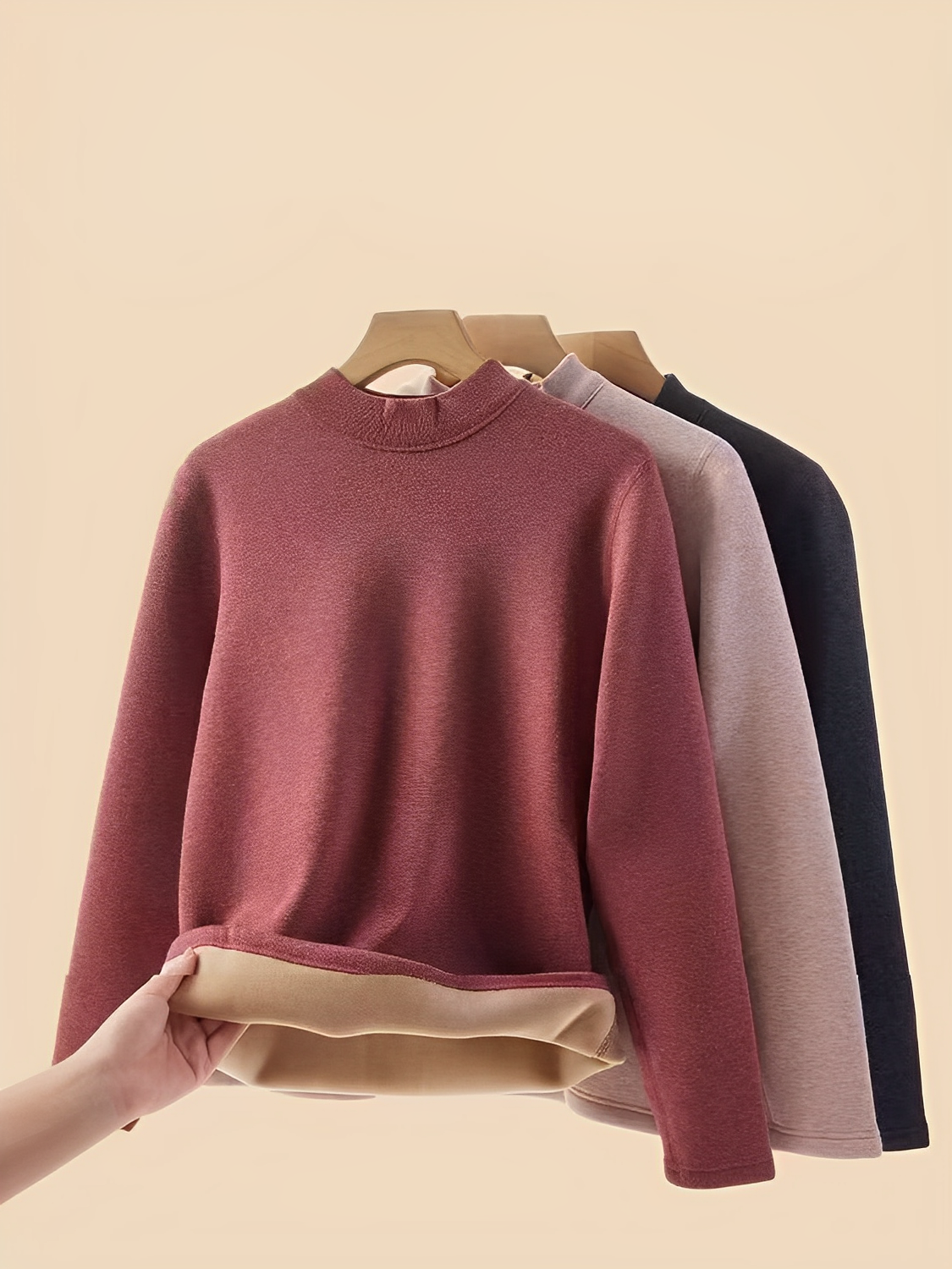 Conjunto Feminino Térmico Peluciado Blusa e Legging Belinda