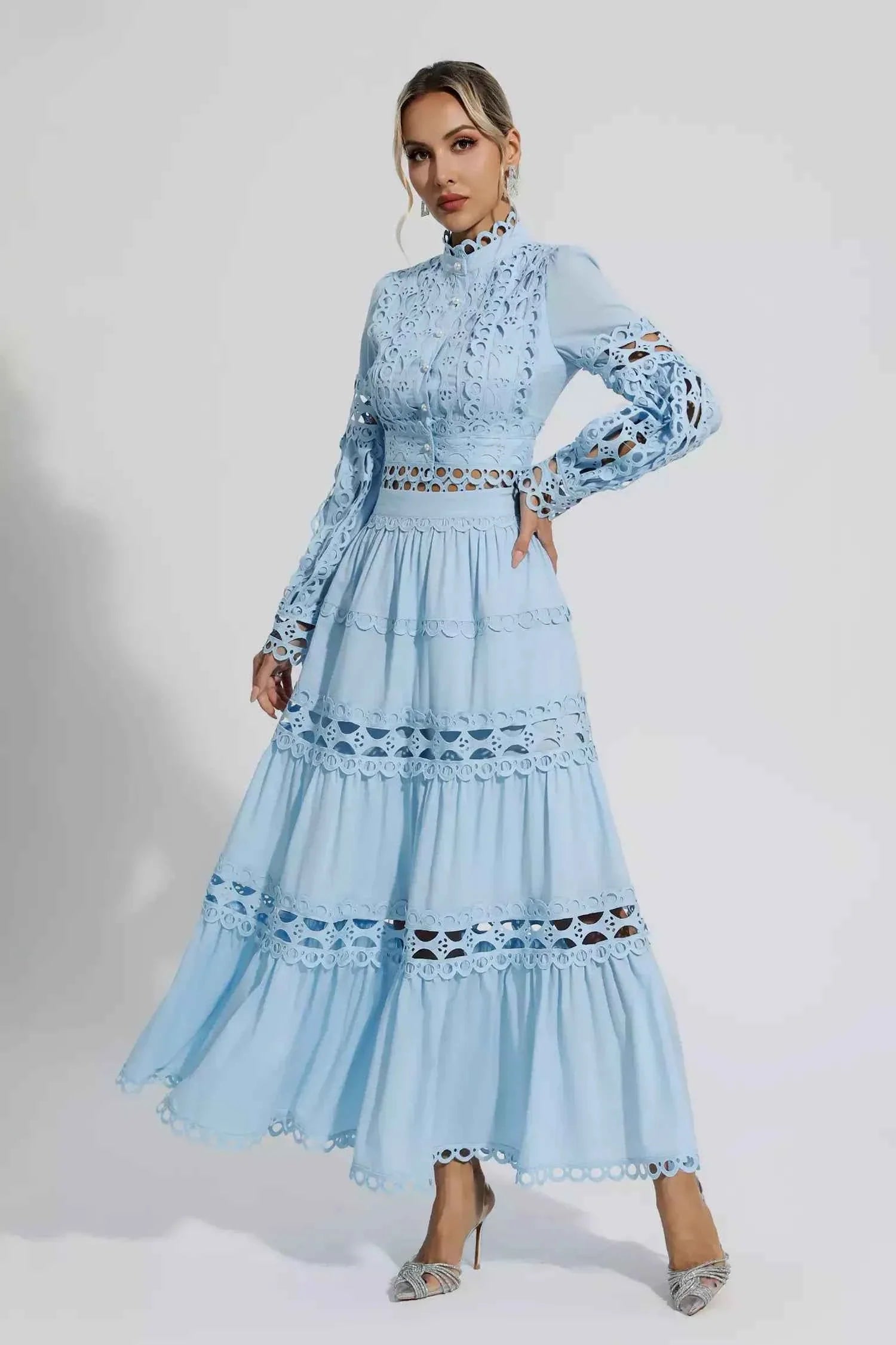 Vestido Longo em Laise – Colette