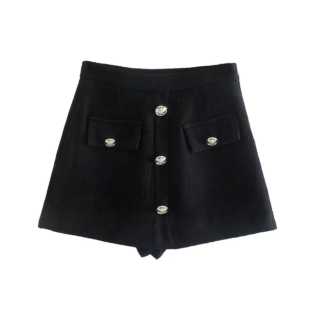 Conjunto Casaco e Shorts Saia Luxury