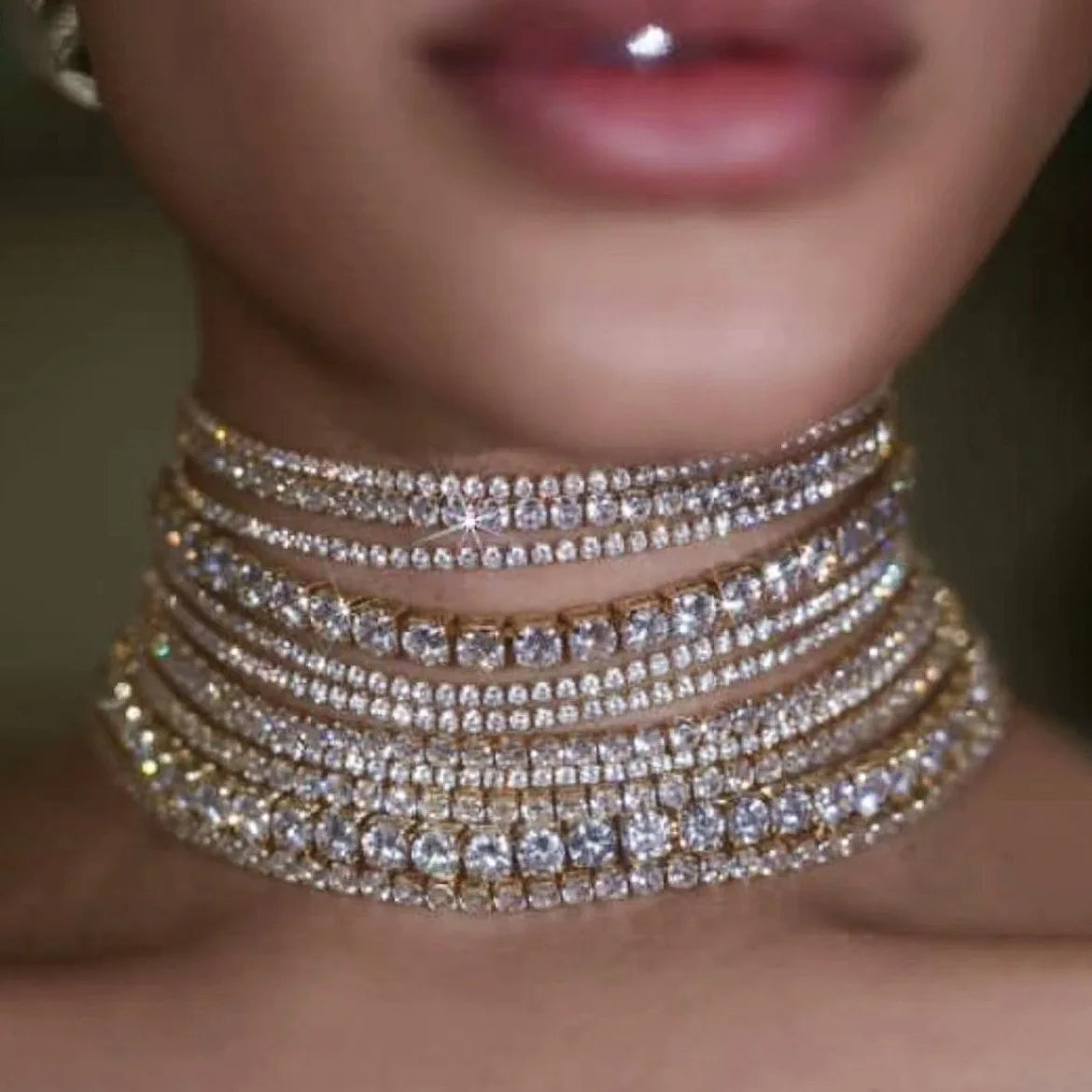 Choker Rainha de Cristais