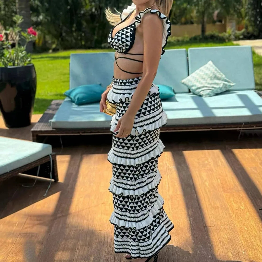 Conjunto Praiano em Tricô Modal Aika - OÁSIS
