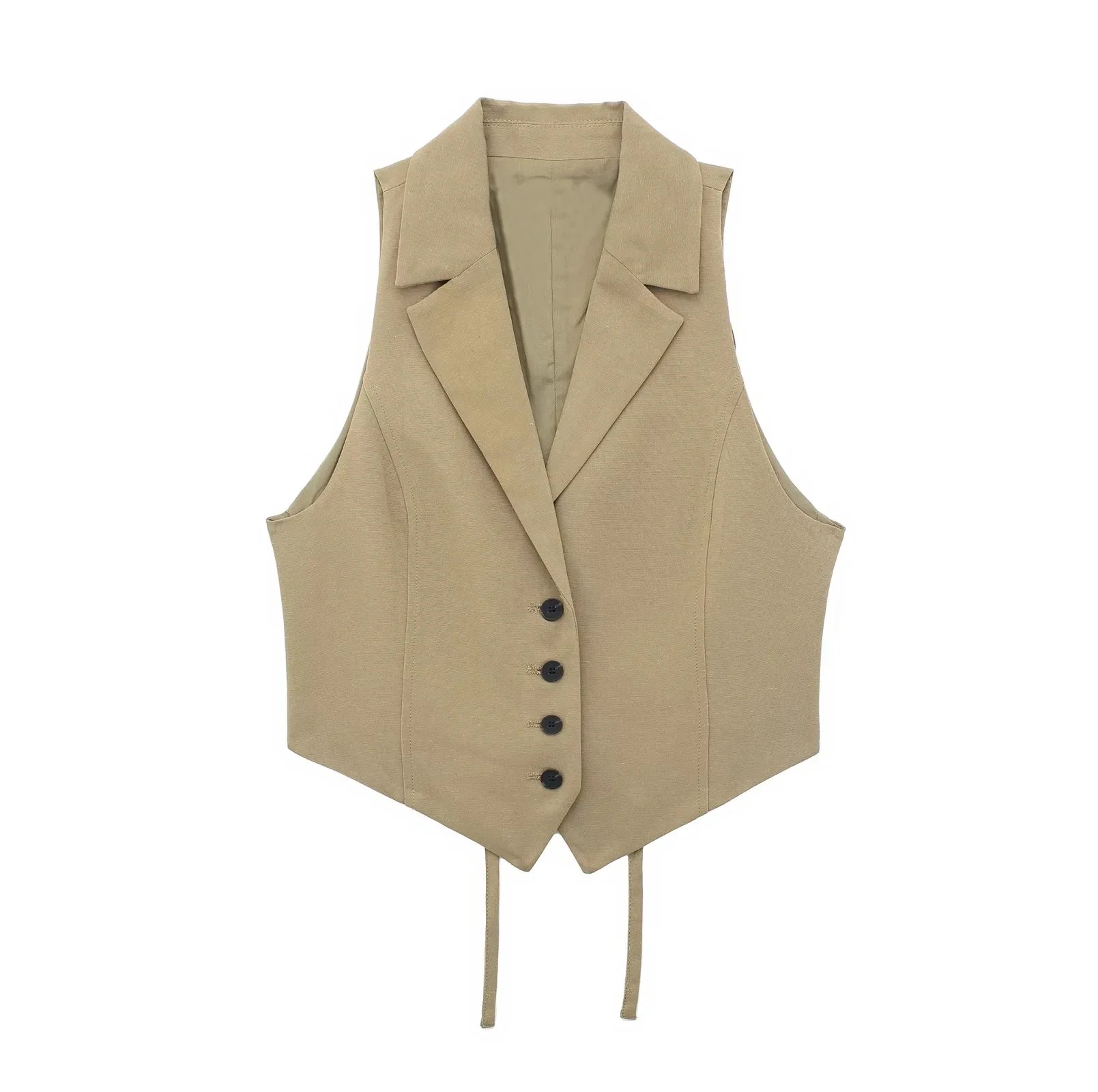 Conjunto Feminino Colete e Saia Midi Alfaiataria Dara