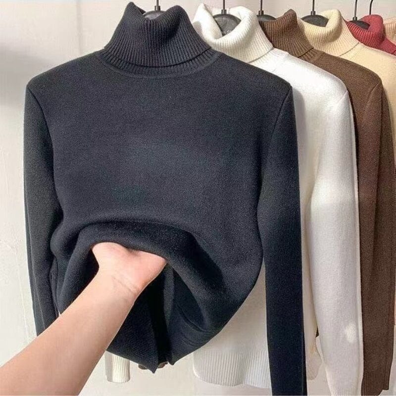 Suéter Feminino Peluciado Térmico Veludo Velvet Soft