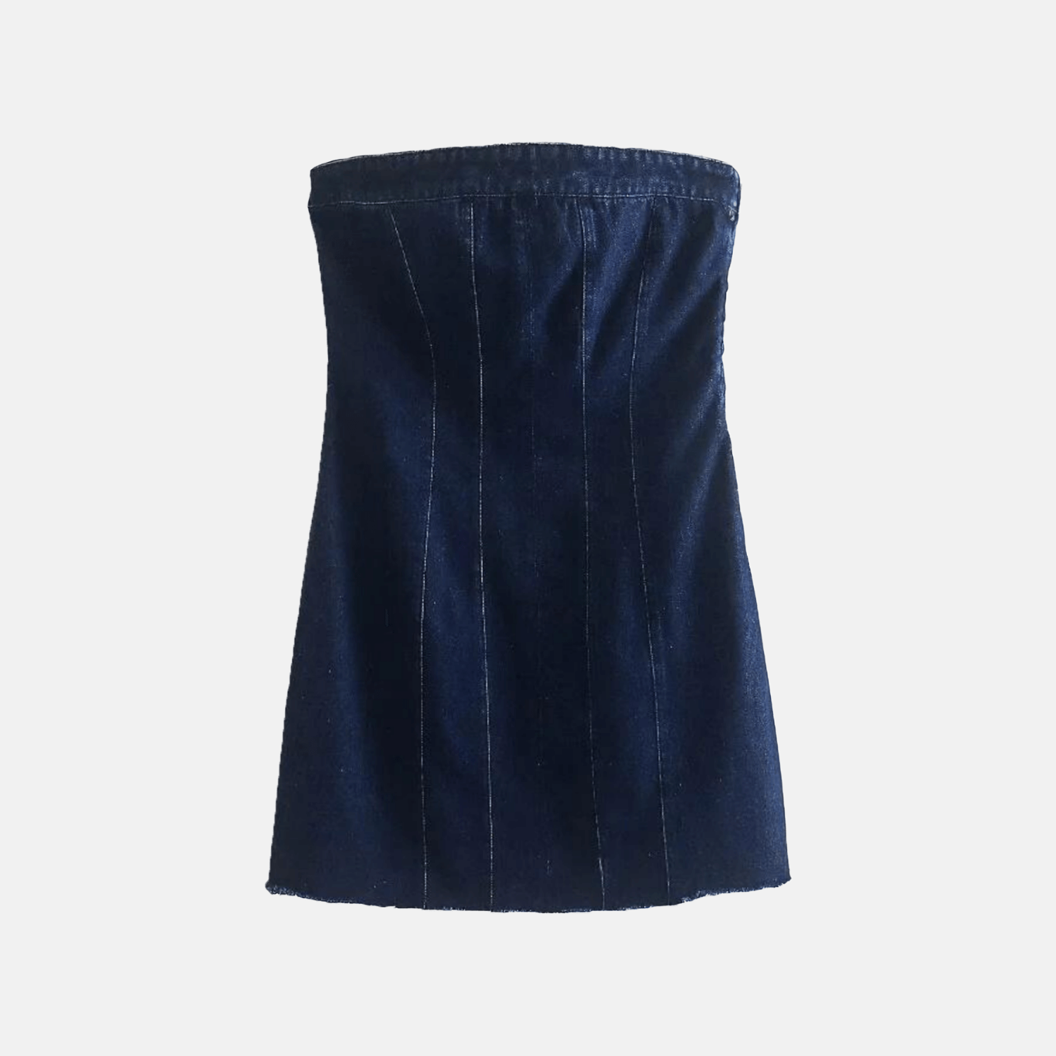 Vestido Jeans Curto Tomara que Caia Estilo Corset – Bordeaux